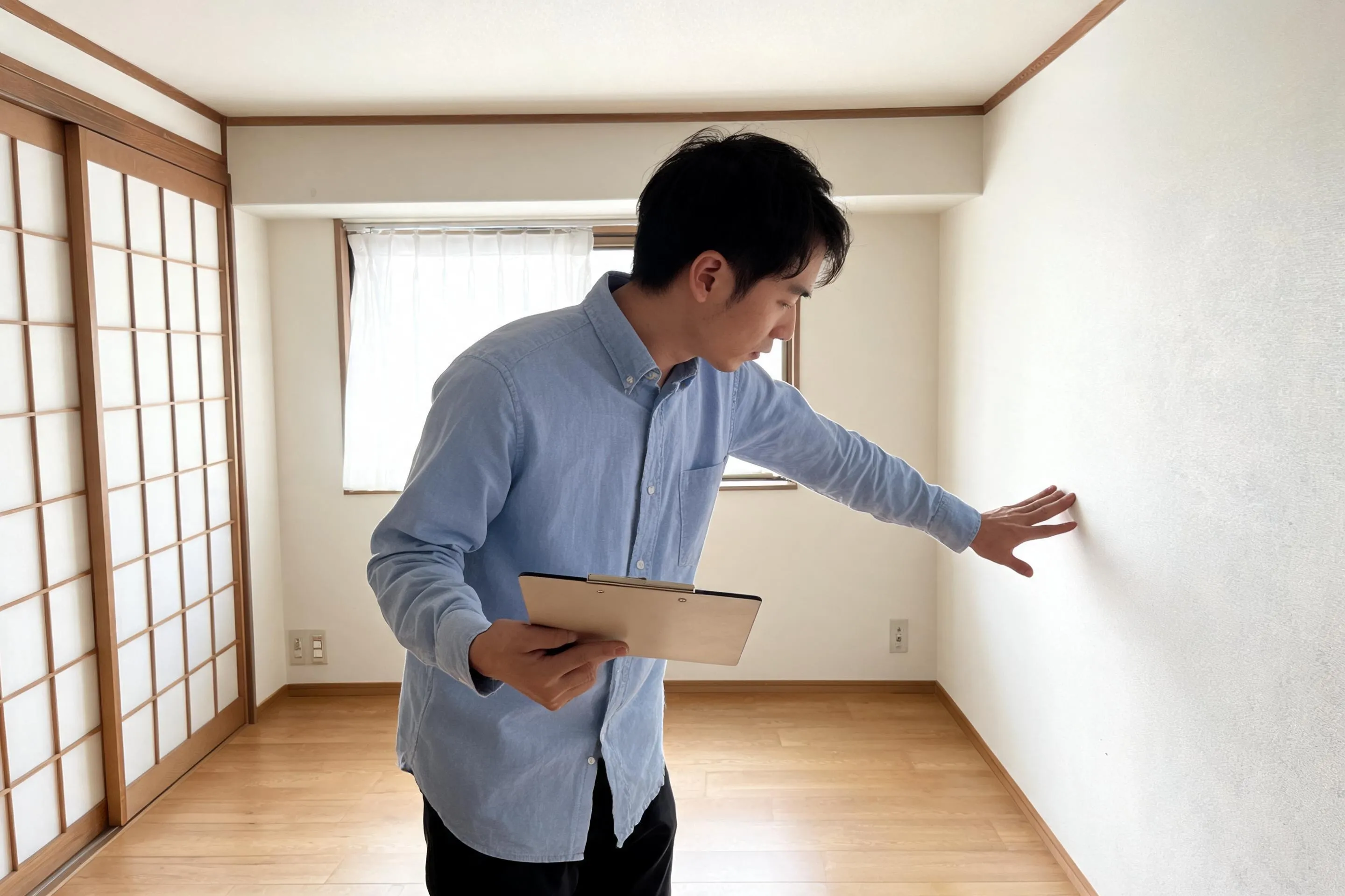 退去前に必ずチェックすべき部屋の箇所を図解したイラスト